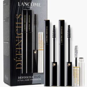 NEW Lancôme Définicils Duo Mascara 3 Piece Gift Set  (2 mascaras  & 1 Primer)